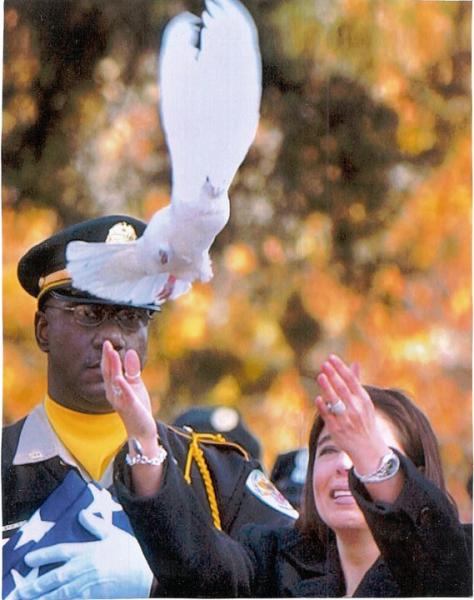 dove release at funeral